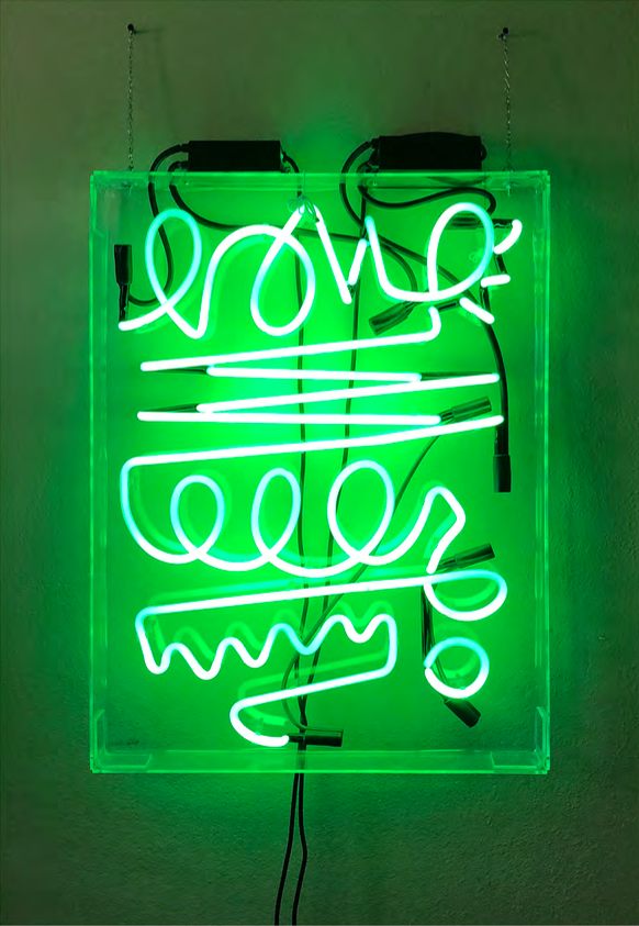 Alic Daniel - Green Neon Composition