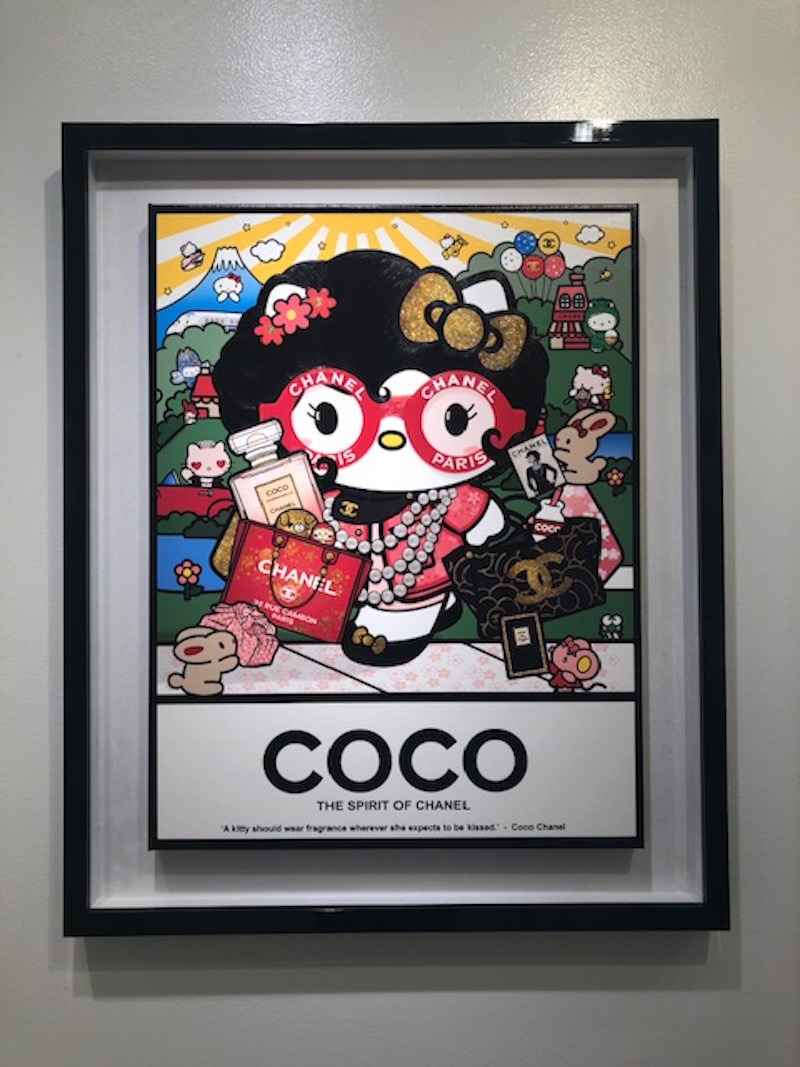 Hello Kitty Chanel – Original Painting on canvas