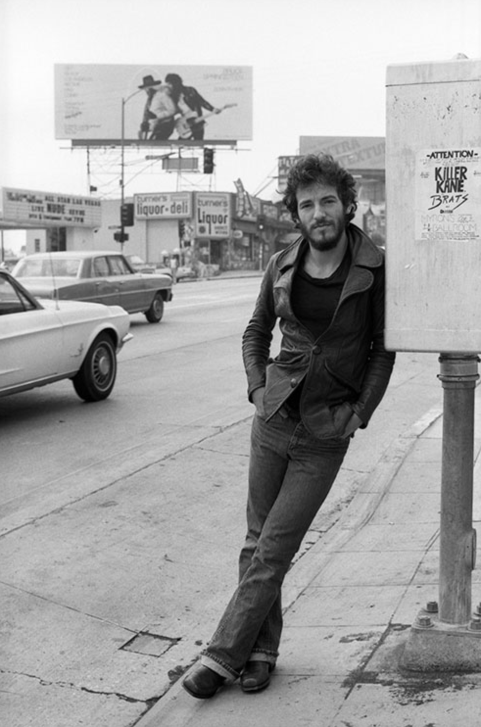 Bruce Springsteen on Sunset Strip by Terry O'Neill